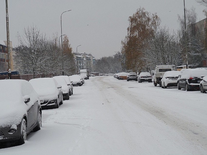 Zima w Łodzi - niedziela 3.12.2023 r.