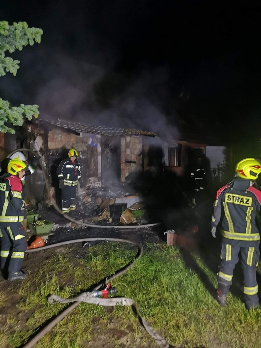 Pożar mieszkania w Lubiatowie (23.06.2022)