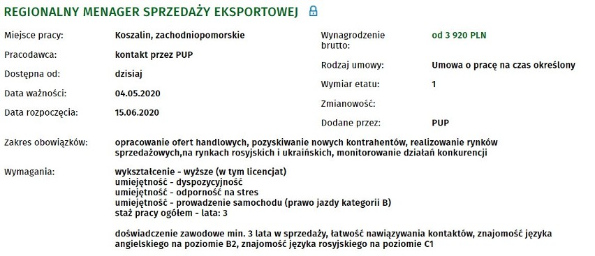 40 ofert pracy w Koszalinie. Sprawdź warunki, zarobki, szczegóły