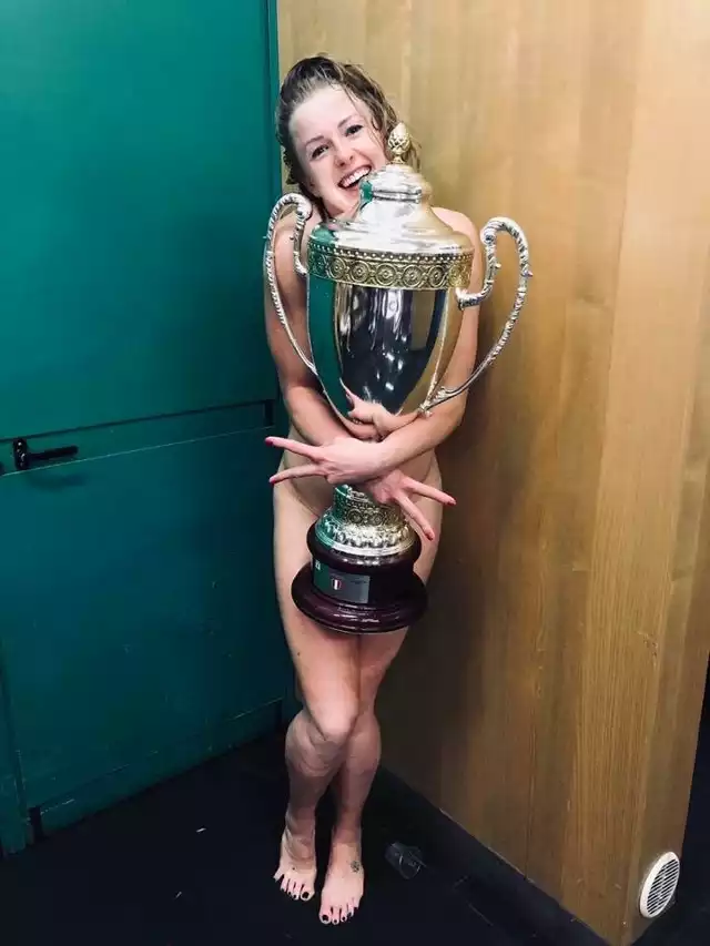 Z wygranej w finale Serie A siatkarek Joanna Wołosz cieszyła się w bardzo nietypowy sposób