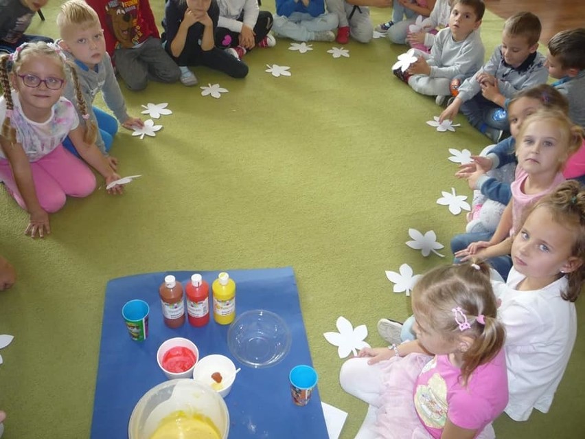 Dzieci przedstawiły efekty swojej pracy.