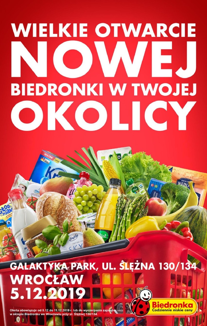 Nowa Biedronka we Wrocławiu otwarta [PROMOCJE]