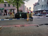 Groźny wypadek w centrum Białogardu. Jedna osoba trafiła do szpitala [ZDJĘCIA]