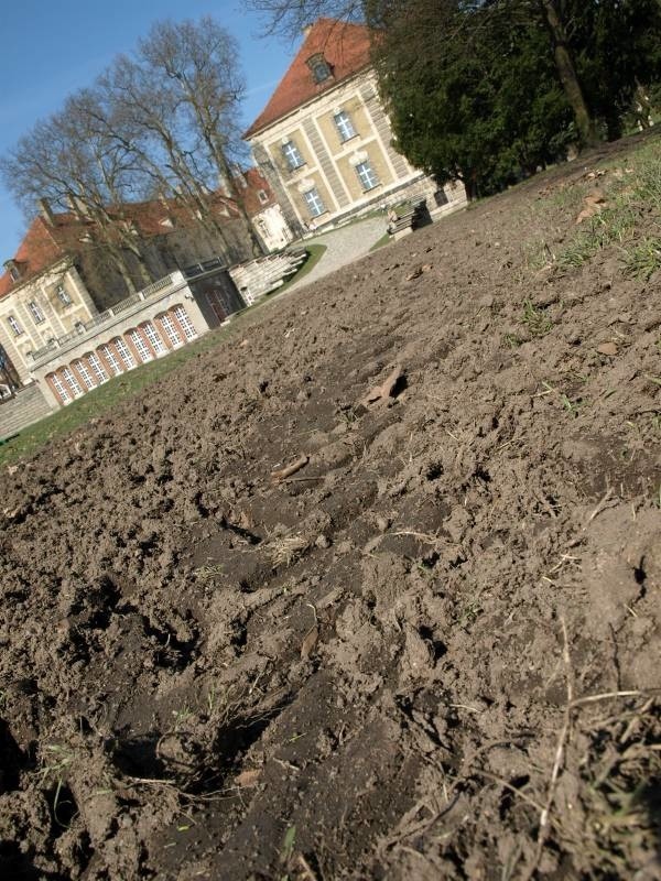 W ciągu trzech dni przez podzamcze przewinęły się setki kierowców, mechaników, kibiców i ciężkich maszyn. Dziś w wielu miejscach mamy tylko zrytą trawę.