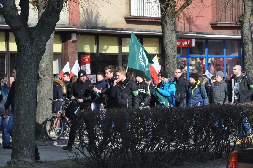 Tak wyglądał I Marsz Żołnierzy Wyklętych w Hajnówce i...