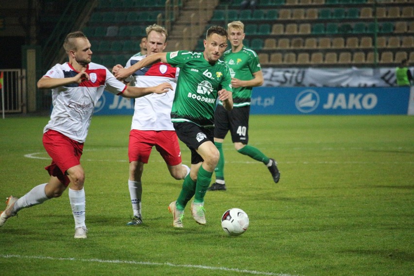 Górnik Łęczna - Skra Częstochowa 1:1. Remis, który pozbawił łęcznian pozycji lidera. Zobacz zdjęcia