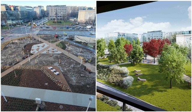 We Wrocławiu na placu Strzegomskim powstaje nowe miejsce dla mieszkańców.