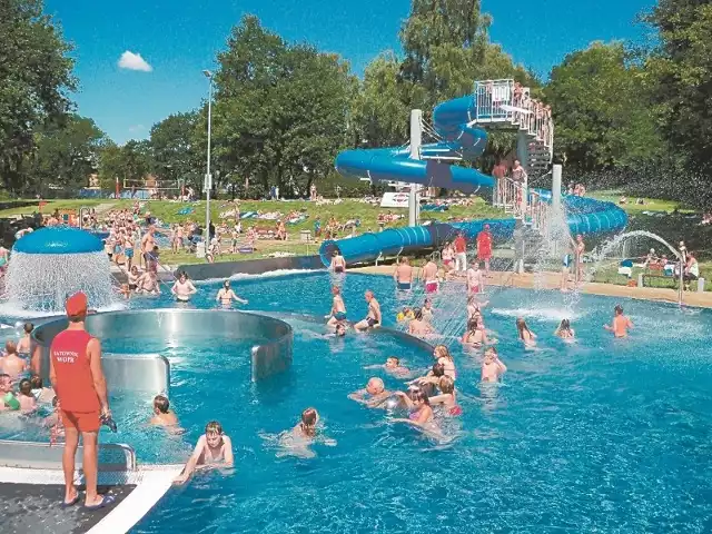 Podgrzewany basen ma być czynny od maja do października. (fot. Beata Szczerbaniewicz)