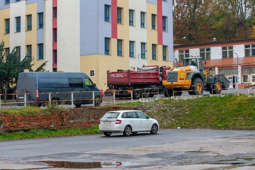 Plac budowy parkingu przy ul. Grudziądzkiej w Bydgoszczy przekazany wykonawcy