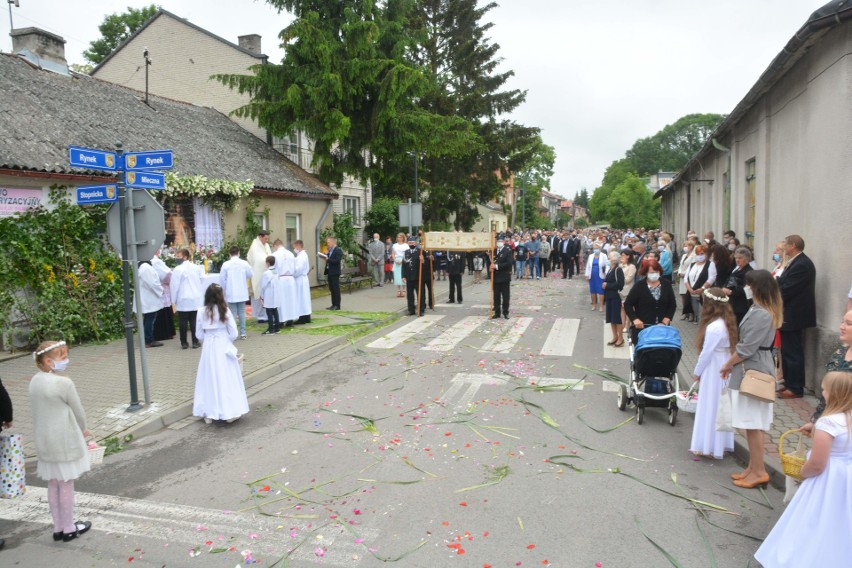 Tegoroczne uroczystości Bożego Ciała w Pacanowie, w czwartek...