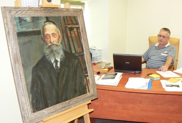Portret Herszla Zagajskiego pędzla Zygmunta Menkesa jest już w Muzeum Historii Kielc.