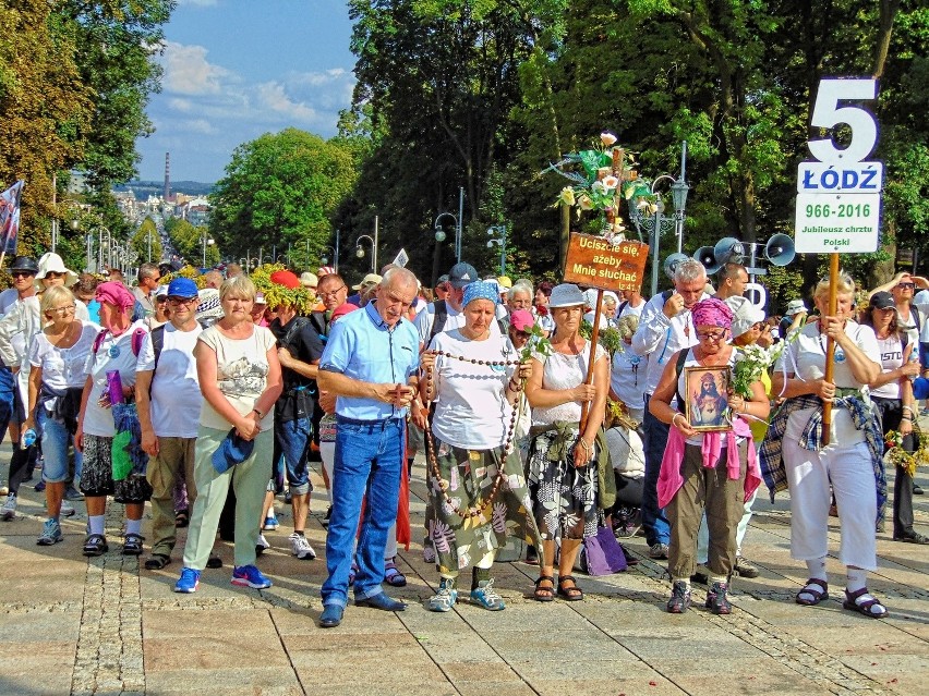 Pielgrzymka Łódzka 2016. Pielgrzymi z Łodzi na Jasnej Górze