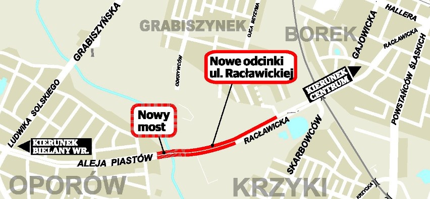 Nowy most i droga, alternatywa dla Grabiszyńskiej i Karkonoskiej