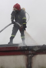Dąbrowa Górnicza: pożar hali w Strzemieszycach
