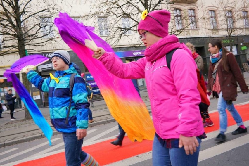 Z okazji Światowego Dnia Zespołu Downa w Poznaniu odbył się...