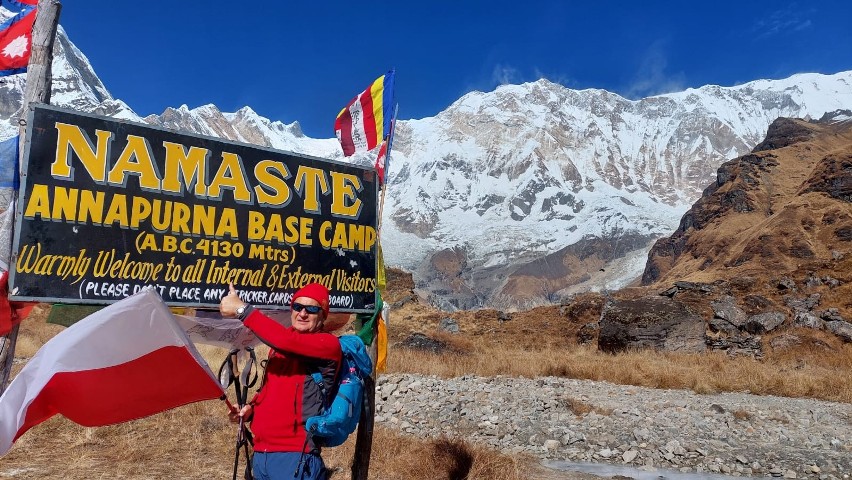 70 lat na karku nie jest przeszkodą, żeby odwiedzić Himalaje. "Trzeba mieć marzenia"