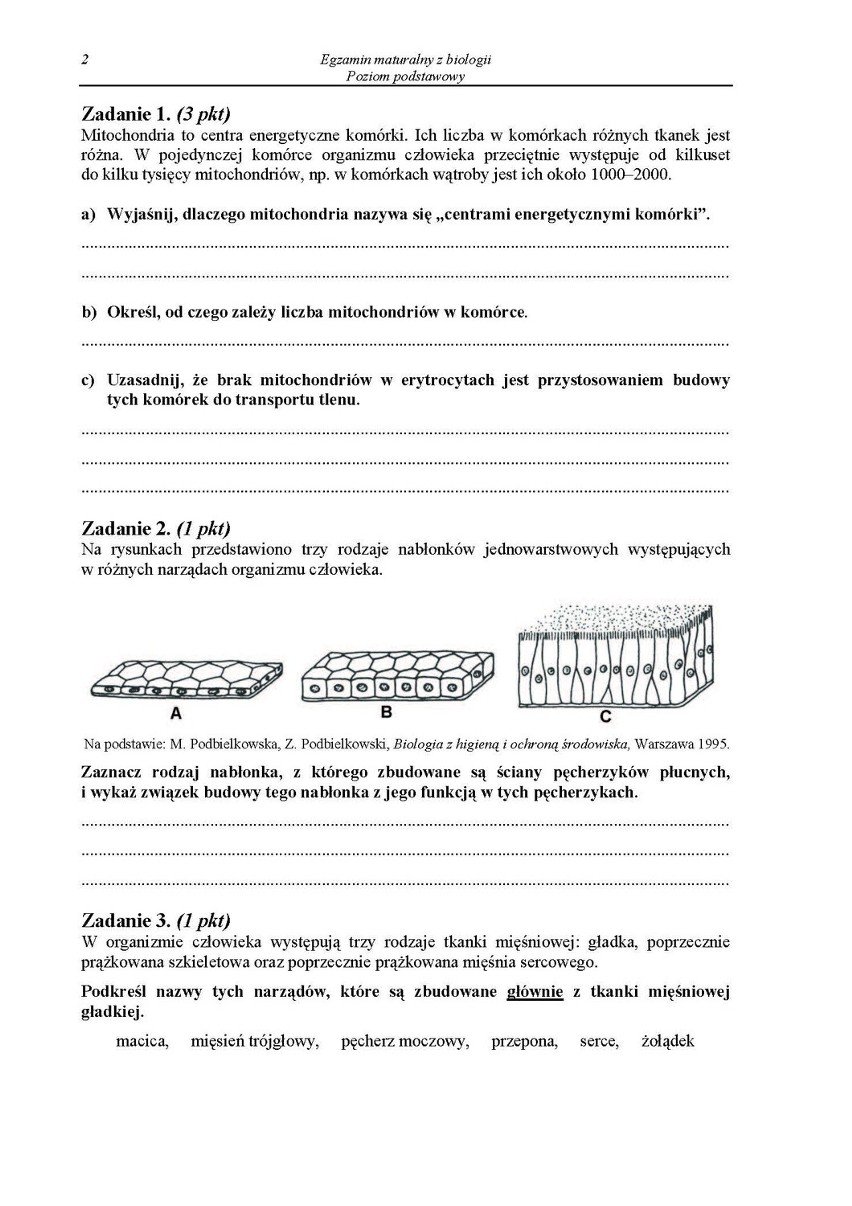 Matura BIOLOGIA 2013 podstawowa i rozszerzona [ARKUSZE, ODPOWIEDZI]