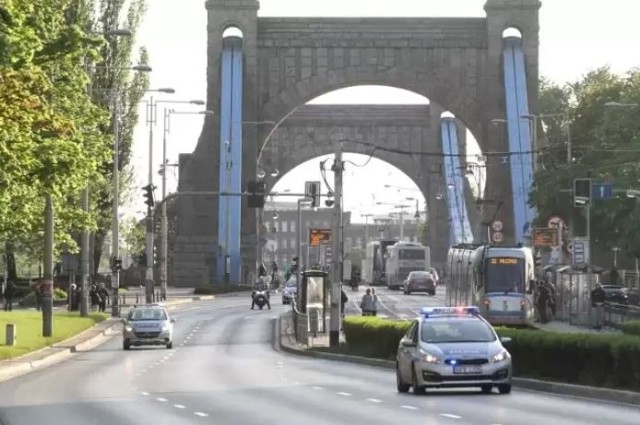 Filmowcy zablokują wrocławskie mosty i kilka ulic. Na zdjęciu most Grunwaldzki.