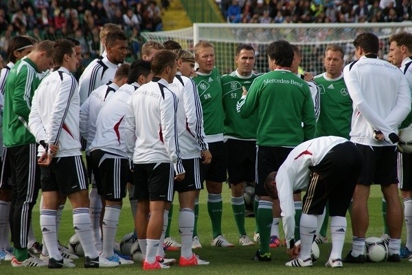 Reprezentacja Niemiec trenowała w Gdańsku.