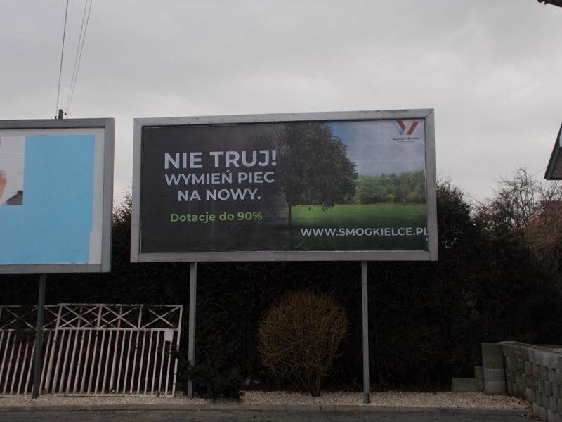 Klub radnych Bezpartyjni i Niezależni w Radzie Miasta Kielce ruszył z kampanią billboardową. Zachęcają do wymiany pieców na nowe