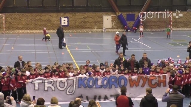 Mikołajkowa impreza Piłkarskiego Przedszkola Górnika Zabrze