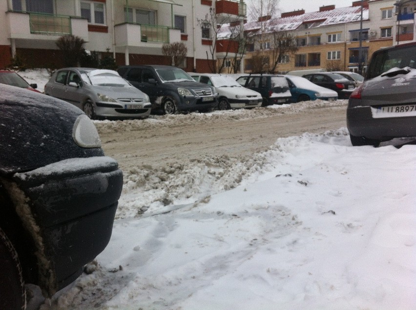 Lublin przykryty śniegiem