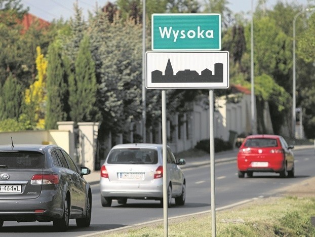 Fragment wschodniej obwodnicy Wrocławia przebiegający przez...