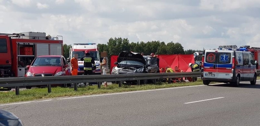 Śmiertelny wypadek na S8 pod Oleśnica. W zderzeniu 4 aut zginęło 5-letnie dziecko (ZDJĘCIA)