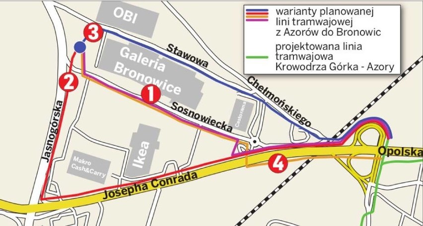 Kraków. Tramwaj do Górki Narodowej za trzy lata. Czekają Azory i Mistrzejowice  