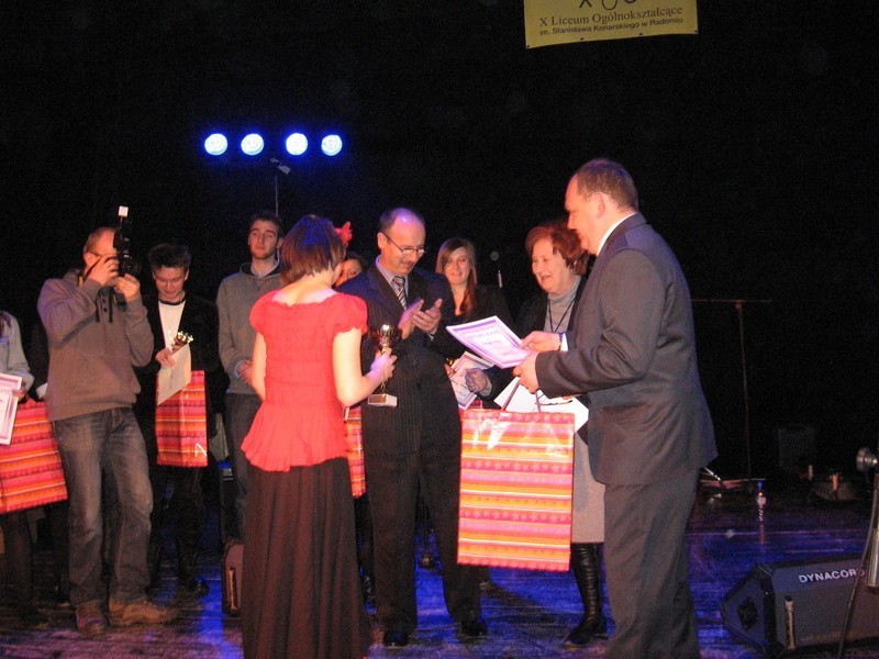 Nagrody i wyróżnienia wręczali wiceprezydent Ryszard Fałek i...