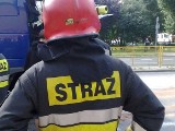 Pożar na osiedlu Rokosowo w Koszalinie