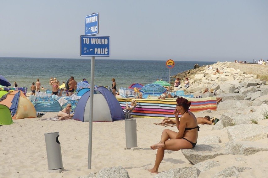 "Plaża to nie popielniczka" - strefa dla niepalących w Darłowie