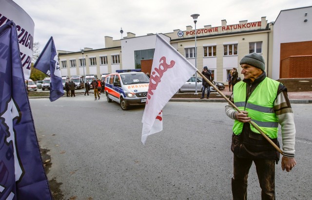 Protesty w szpitalu w Mielcu ciągną się od 2014 roku.