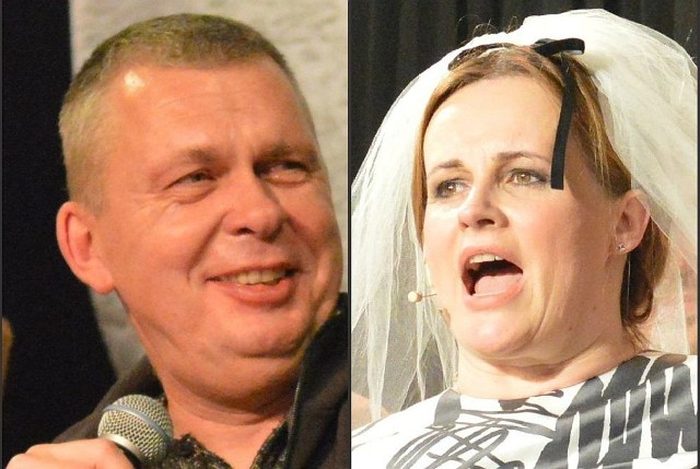 Adam Nowak - lider Raz Dwa Trzy i Joanna Kołaczkowska z Hrabi - występowali przed laty w Zielonej Górze w kabarecie Drugi Garnitur.