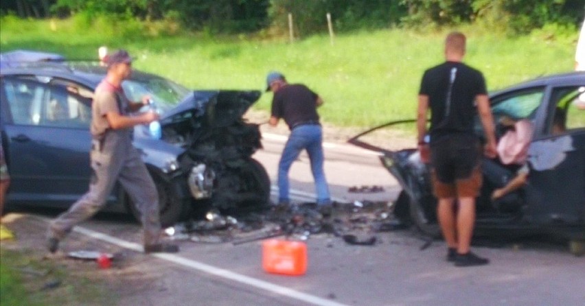 Wypadek w miejscowości Ploski na DK 19 (powiat bielski)