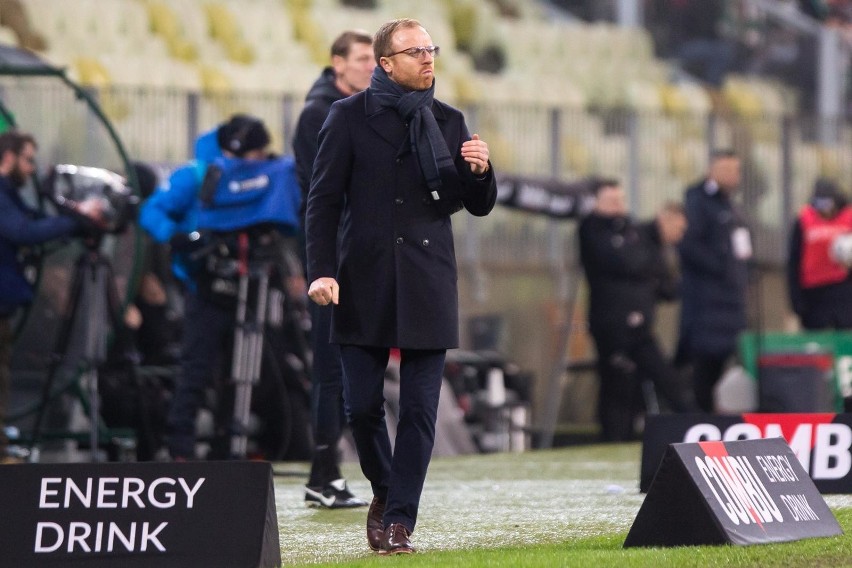 Trenerzy na meczu Lechia - Górnik