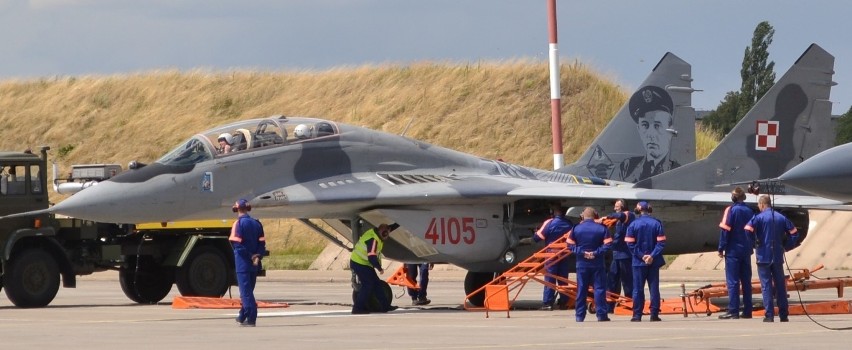 MiG 29 ze specjalnym malowaniem, czyli maszyna, której...