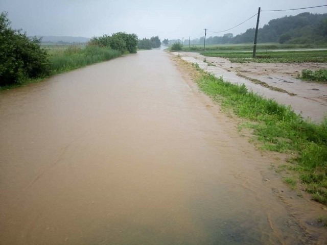 Trudna sytuacja, rzeki wylały w gminie Przeworno w okolicach Strzelina