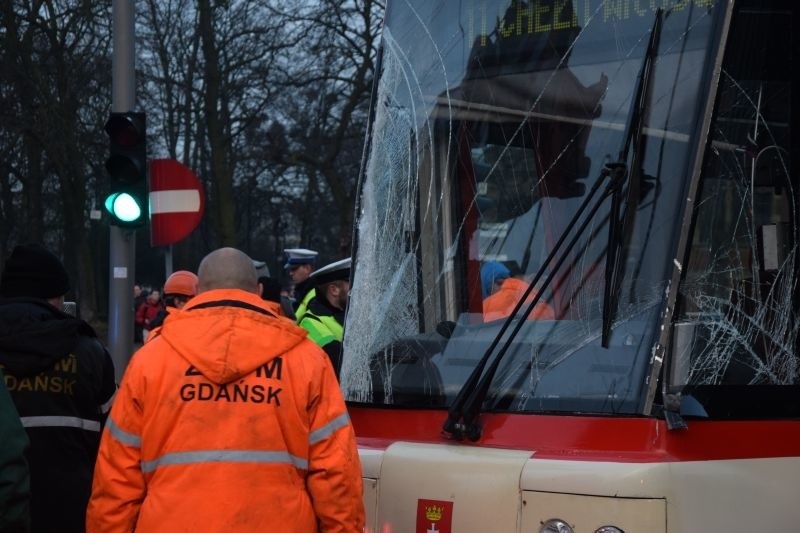 Wypadek tramwajów w Gdańsku