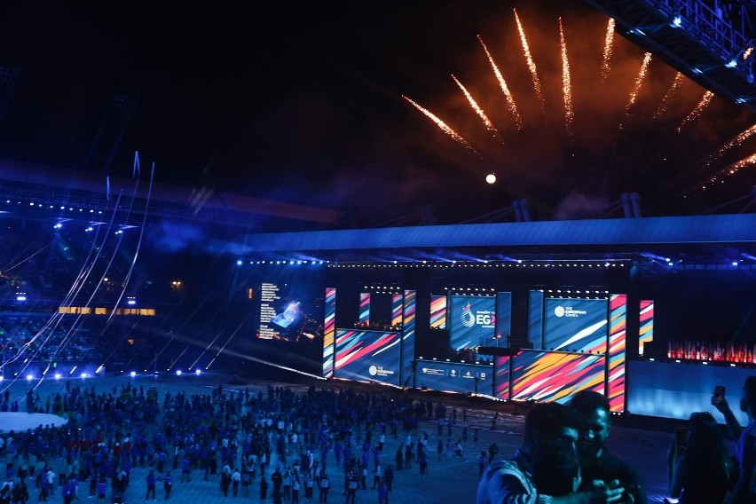 Ceremonia zamknięcia igrzysk europejskich na stadionie Wisły...