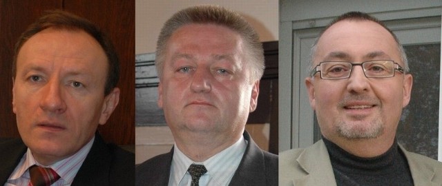 Od lewej: Sylwester Lewicki, Jerzy Liberka, Klaudiusz Prochota.