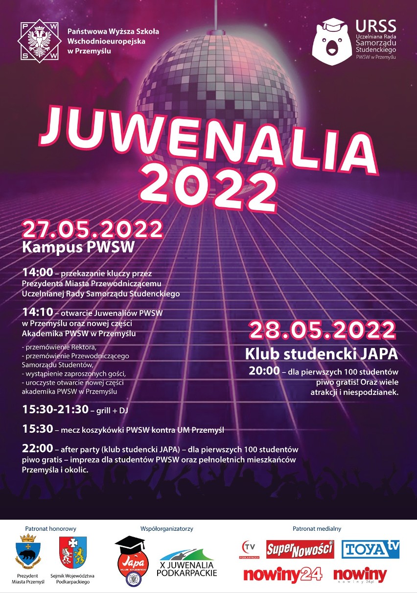 27-28 maja odbędą się Juwenalia Państwowej Wyższej Szkoły...
