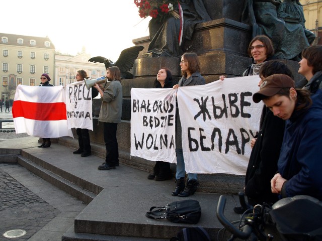 Akcja "Solidarni z Białorusią" jest organizowana w Polsceu od 2006 roku