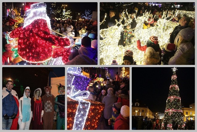 W czwartek o godz. 16 włączono iluminację na pl. Wolności we Włocławku. Ogromny Mikołaj na motocyklu, prezenty i renifery rozbłysły w wielu barwach. Wzbudziło to aplauz szczególnie młodszych uczestników wydarzenia. Na scenie zaśpiewali m.in. chór Canto i Agnieszka Twardowska. Plac Wolności we Włocławku - przygotowania do świąt