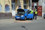 Wypadek na skrzyżowaniu ul. Pomorskiej z ul. Wschodnią. Kierowca jadący fiatem z dwoma psami zderzył się z tramwajem