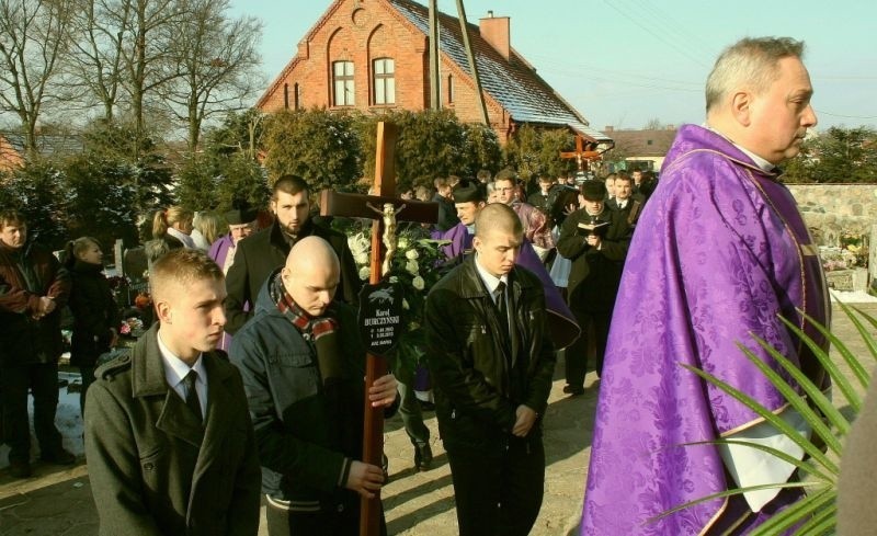 Pogrzeb Karola, Marka i Krzysia Burczyńskich, którzy we...