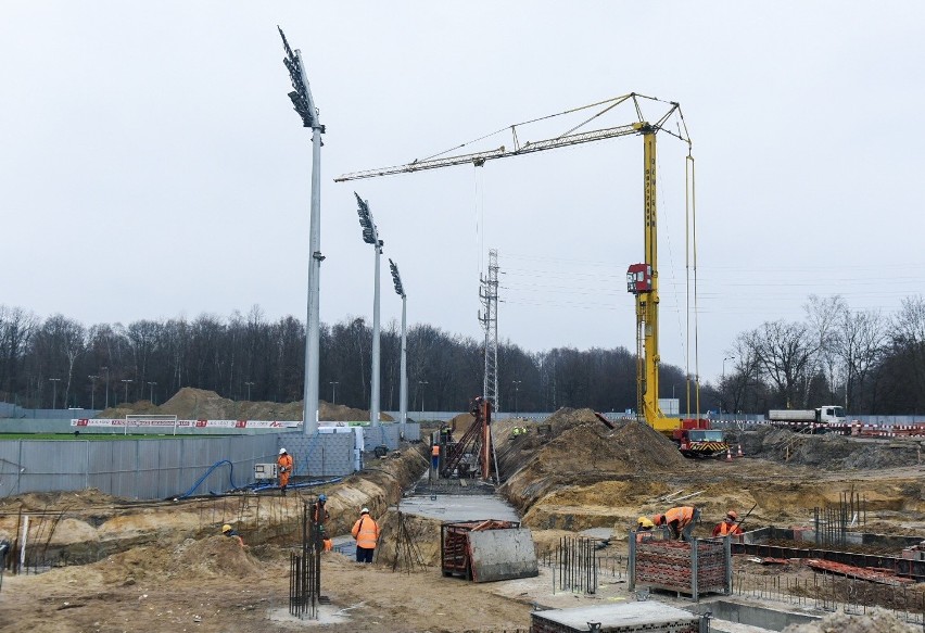 Po konferencji prasowej: Łódź Buduje stadion ŁKS. Pogoda sprzyja więc budują nadal [GALERIA ZDJĘĆ]