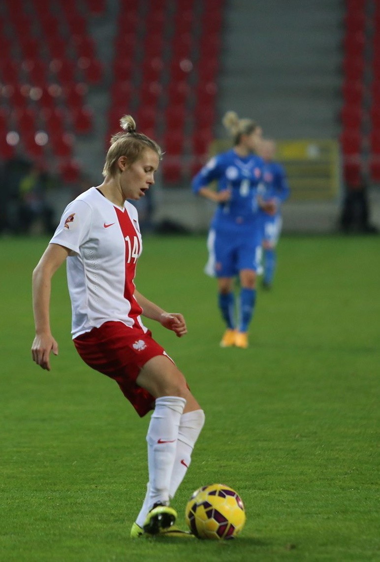 Piłka nożna kobiet: Polska - Słowacja 2:0. Rekord w Tychach [ZDJĘCIA]
