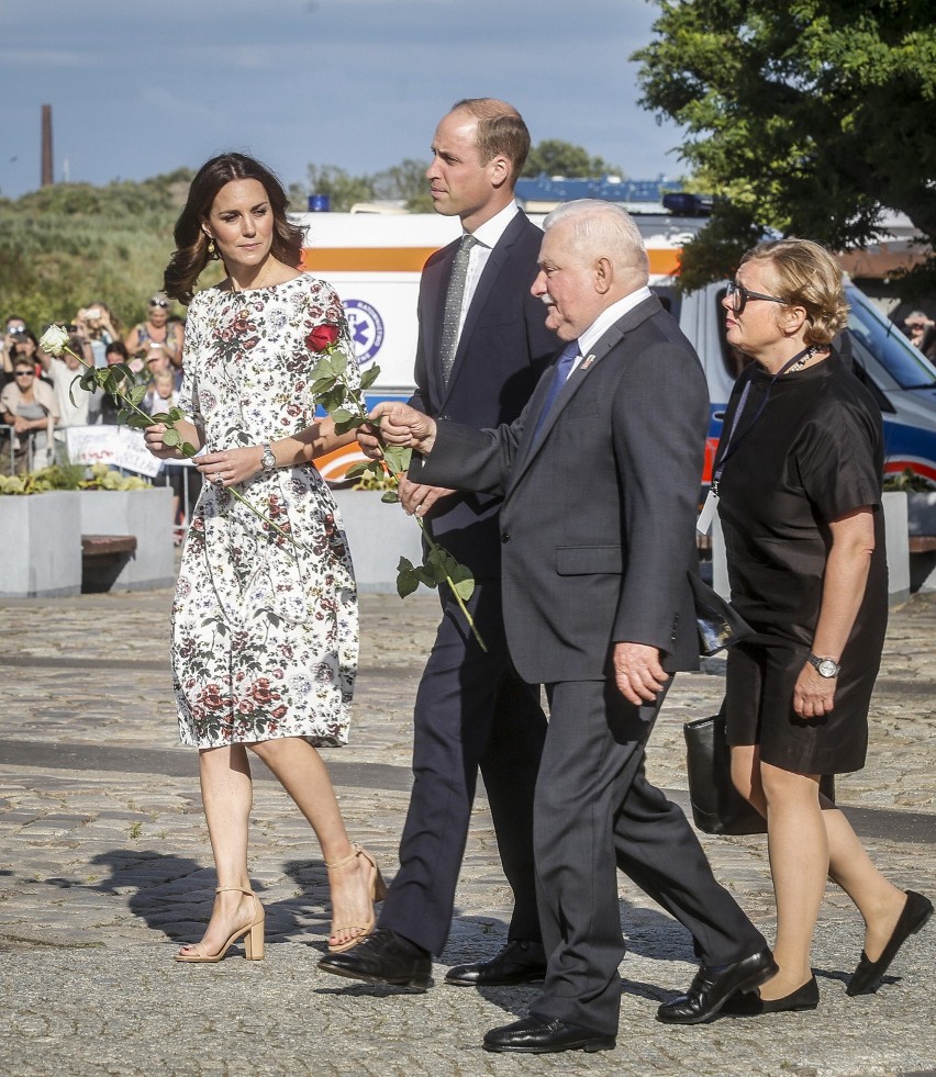 Kate i William w Gdańsku