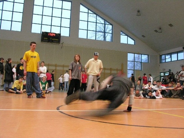 Turniej breakdance'a w Kluczborku.